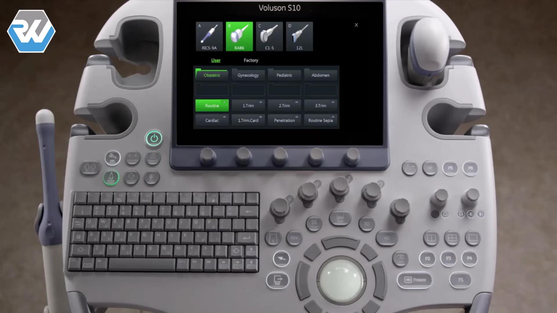 Voluson S8 Touch bedienen: Anleitung in 15 Schritten 8 Wichtige Punkte beim Start der Untersuchung