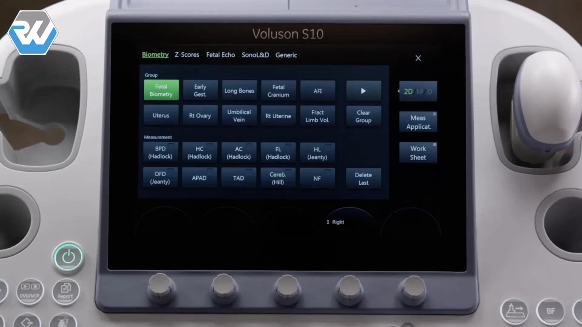Voluson S8 Touch bedienen: Anleitung in 15 Schritten 21 Messungen durchführen